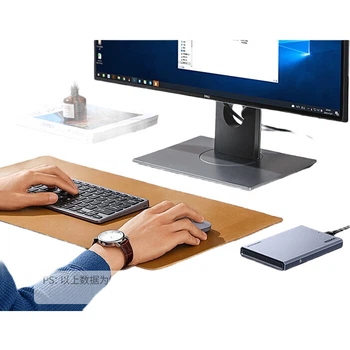 Зовнішній корпус для жорсткого диска UGREEN USB 3.0, портативний корпус для жорсткого диска 2,5 дюйма, сумісний з комп'ютерами, ноутбуками та настільними комп'ютерами, корпус для SSD-накопичувачів з інтерфейсом SATA та механічного жорсткого диска