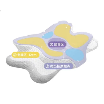 Подушка SleepHero Deep Sleep Butterfly для взрослых, подушка из пенополиуретана с эффектом памяти, специально разработанная для шейного отдела позвоночника, запатентованная версия.