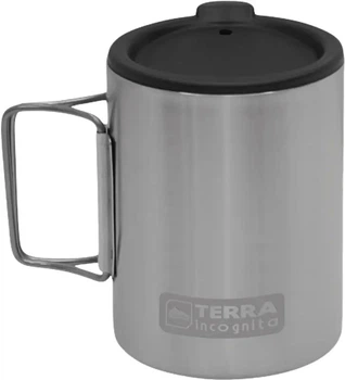 Термокружка Terra Incognita T-Mug 250 W/Cap из нержавеющей стали, вакуумная, с крышкой