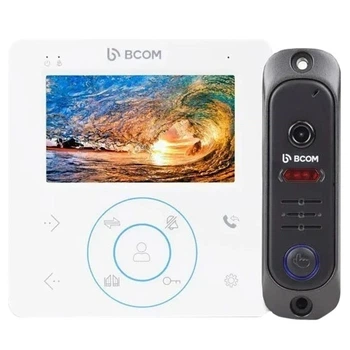 Комплект видеодомофона BCOM BD-480M White Kit
