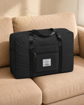 Дорожная сумка FaShion с креплением на чемодан 52×38×19 см 37,5 л Черная