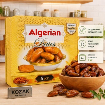 Фініки алжирські Algerian Dates 5 кг — м’які та натурально солодкі