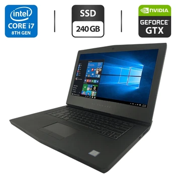 Ігровий ноутбук Dell Alienware 15 R4 / 15.6" (1920x1080) IPS / Intel Core i7-8750H (6 (12) ядер по 2.2 - 4.1 GHz) / 16 GB DDR4 / 240 GB SSD / nVidia GeForce GTX 1070, 8 GB GDDR5, 256-bit / WebCam б/в