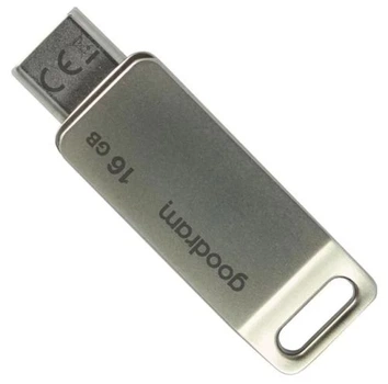 Флеш накопичувач USB 16Gb Goodram ODA3, Silver, Type-C / USB 3.2 Gen 1 (ODA3-0160S0R11)