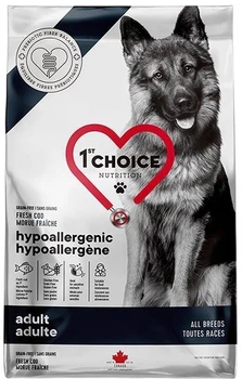Гипоаллергенный сухой корм для собак всех пород 1st Choice Adult Hypoallergenic Cod со вкусом трески 2 кг (65672101837)