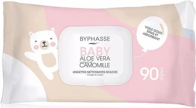 Салфетки Byphasse Baby Wipes Baby Cleansing Wipes 90 шт
