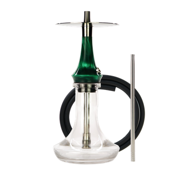 Кальян Totem Hookah Monolit Micra Emerald green (Изумрудный, полный комплект)