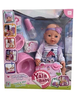 Пупс Кукла высота 45см плачет слезами, аксессуары, ходит на горшок Yala baby BL 242 D