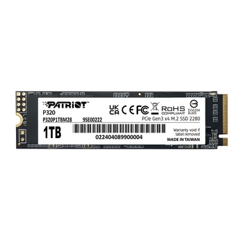 Накопитель SSD M.2 Patriot P320 1TB NVMe 2280 3000 МБ/с черный