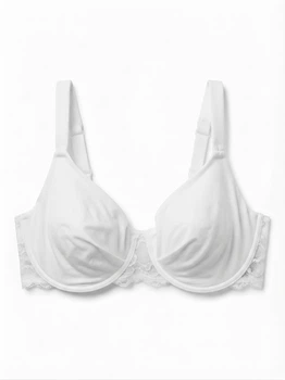 Бюстгальтер на подкладке с кружевом для женщины Esmara LYCRA® BDO102169 90G Белый