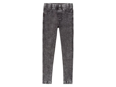 Джеггинсы Skinny с эластичной талией для девочки Pepperts LYCRA® 372623 146-152 см (10-12 years) графитовый