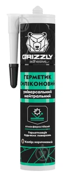Герметик силиконовый универсальный Grizzly 280 мл 269 Коричневый (4823048026100)