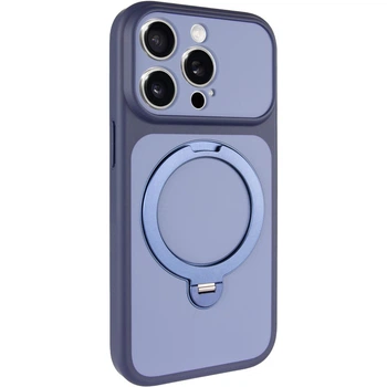 Чехол Ummi Full Camera with Magnetic Ring для Apple iPhone 15 Pro Max (6.7") Navy Blue