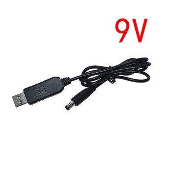 Кабель-переходник USB/DC переходник 9В (питание роутера от повербанка) Интернет без света. Диаметр: 5,5*2,5 мм (3102)