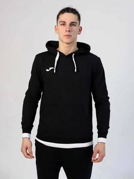 Худи мужское Joma Confort Iii 101962.102 M Черно-белое (8424309535872)
