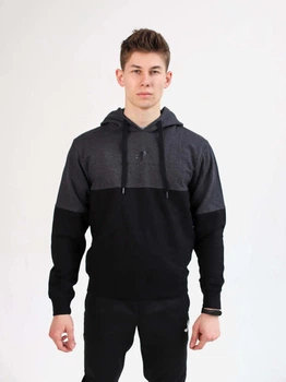 Худи мужское Joma Urban Street 102535.150 L Серо-черное (8445456074373)