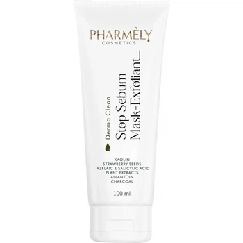 Каолиновая маска-скраб для жирной кожи Pharmely Stop Sebum Mask-Exfoliant 100мл