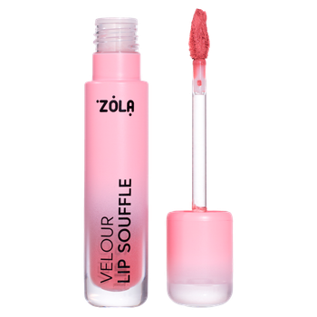 Оксамитова матова помада ZOLA VELOUR LIP SOUFFLE 01 ROSE DREAM