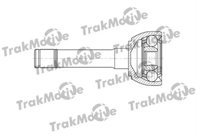 Комплект шарнірів, приводний вал 400692 TRAKMOTIVE TRAKMOTIVE 400692 3910001J00, 3910001J10, 3910101J00