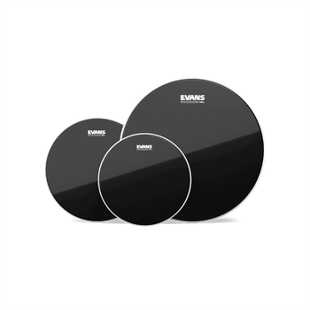 Пластик для тома Evans BLACK CHROME Rock Tom Pack (10", 12", 16") (3 шт.)