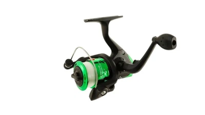 Катушка "GLADIATOR" DK 200 пластик MULTIK кнопка с леской GREEN