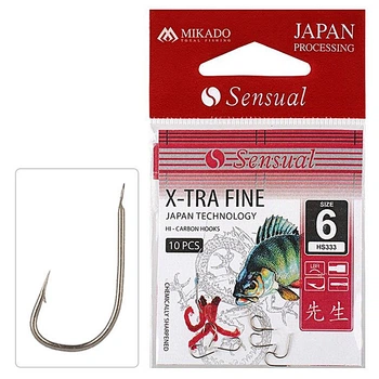 Крючок Mikado Sensual X-Tra Fine №20 10шт. (Light Brown)