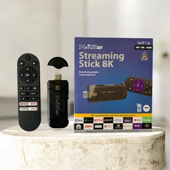 Smart TV приставка Android 16.0 Stick 8K Wi-Fi 2.4-5G, 2Gb,16Gb