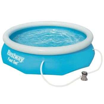 Надувной бассейн Bestway 57270 круглый d 305х76, 4093 л, с картриджным фильтром