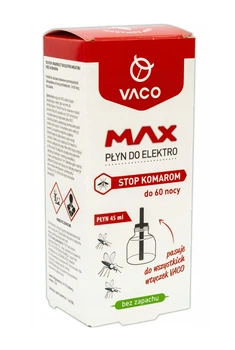 Картридж (жидкость) для электрофумигатора Vaco Electro Max 45 мл – от комаров, до 60 ночей защиты