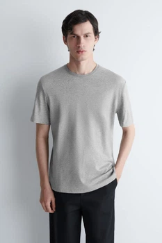 Футболка чоловіча базова COS cotton t-shirt 1294699001 XL Сірий
