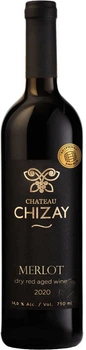 Вино Chateau Chizay Merlot червоне сухе витримане 0.75 л (4820001632804)