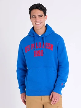 Худи утепленное мужское U.S. Polo Assn 11E146-8J00A(Olympian Blue) XL Синее (786662474365)