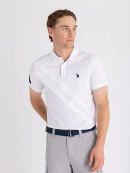 Поло довге чоловіче U.S. Polo Assn 11D935-3O00A(White) M Біле (786662359693)