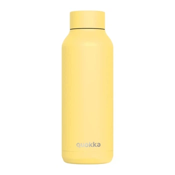 Термопляшка Quokka Solid 510 ml нержавіюча сталь Light Yellow (11997)