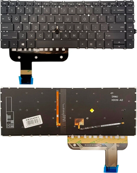 Klawiatura do laptopa HP Elitebook 845 G7 Black (9990000316083)