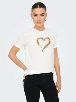 Футболка Only 10296173 Белый S ONW866