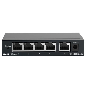 Коммутатор 5 портов неуправляемый Ruijie Reyee RG-ES105GD