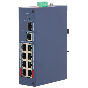 Коммутатор 10 портов управляемый Dahua DH-CHS4110-8ET-110 PoE