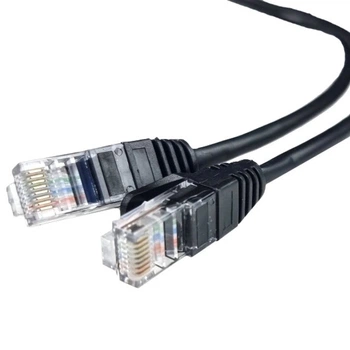 Патч-корд черный 0.5м UTP CAT5e