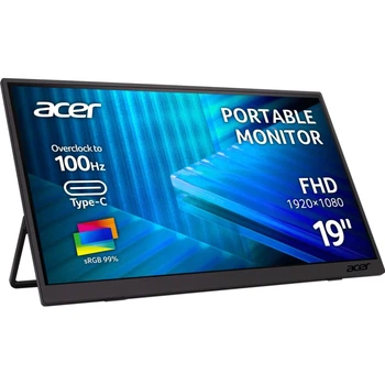 Монитор 19" Acer PM191QEbmiuux Portable Black (UM.XP1EE.E01) 1920x1080 (FullHD) IPS 100 Hz