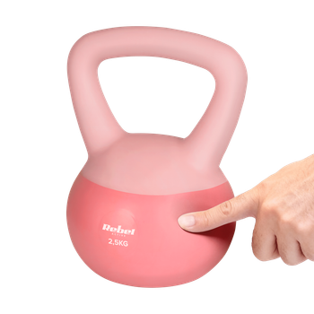 М'яка вінілова гиря для тренувань Rebel ACTIVE 2,5 кг