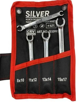 Ключи для тормозных магистралей 4 шт. 8–17 мм Silver S10997