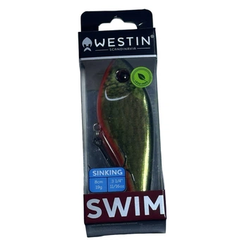 Воблер Westin Swim 8cm 19g (SI) Real Baltic Pike,P036-631-038