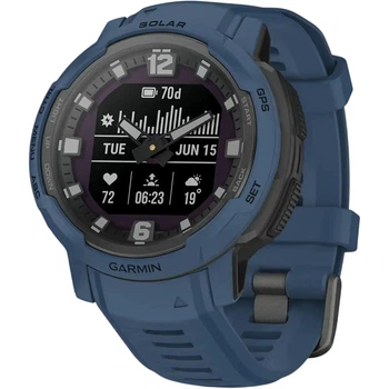 Смарт-годинник Garmin Instinct Crossover Solar Tidal Blue (010-02730-12/02) [171557]