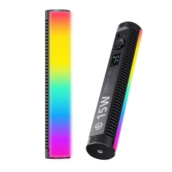 Лампа Ulanzi B15RGB 15W Tube Light LED 250x43x42,2 мм ABS Чёрная