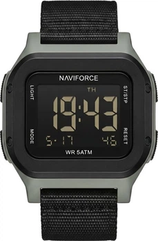 Мужские часы Naviforce Cube Strong Nylon 2 ремешка
