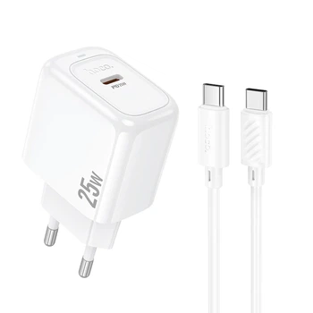 Сетевое зарядное устройство HOCO CS53A PD 25W USB Type-C белое