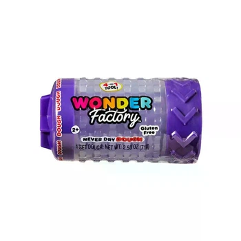 Незастигаюча маса для ліплення Wonder Factory фіолетова 71 г без глютену м'який пластилін для дітей від 2 років (SKU-286)
