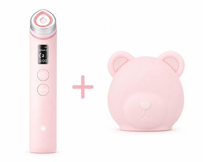 Устройство для ухода за кожей 6 в 1 Medicube AGE-R Booster Pro, Pink и защитный чехол