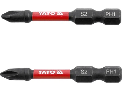 Біти ударні YATO PH1 x 50 мм HEX 1/4" 2 шт YT-78040
